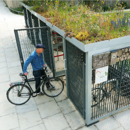 Green-roofed Cycle Shelter
