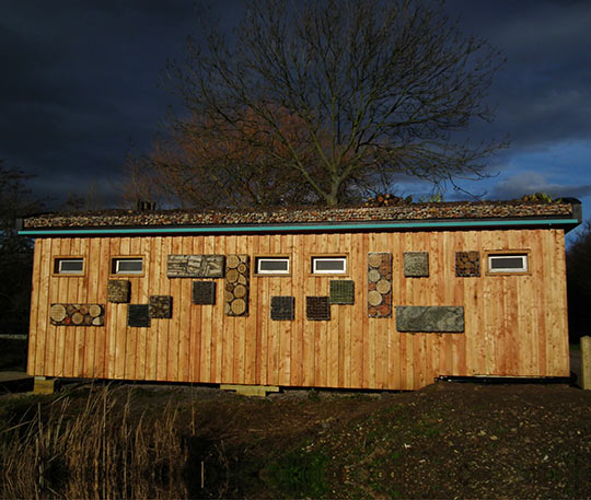 Green Roof Shelters Habitat Panels