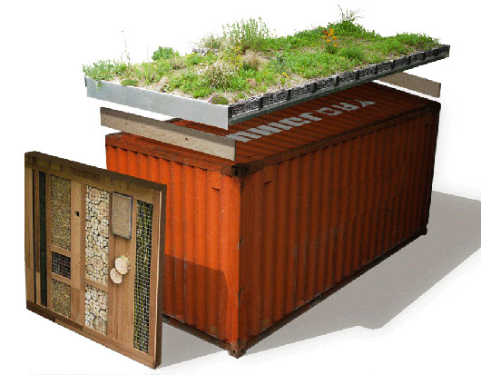 Green Roofed Cycle Shelter